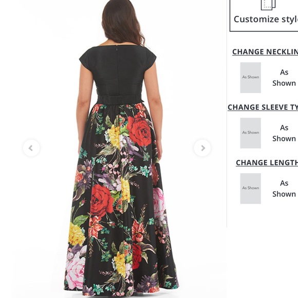 eshakti Quincy dress STYLE # CL0051767 2157 Mother of the Bride size medium - Picture 4 of 10